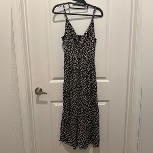 Black and White Patterned Dress